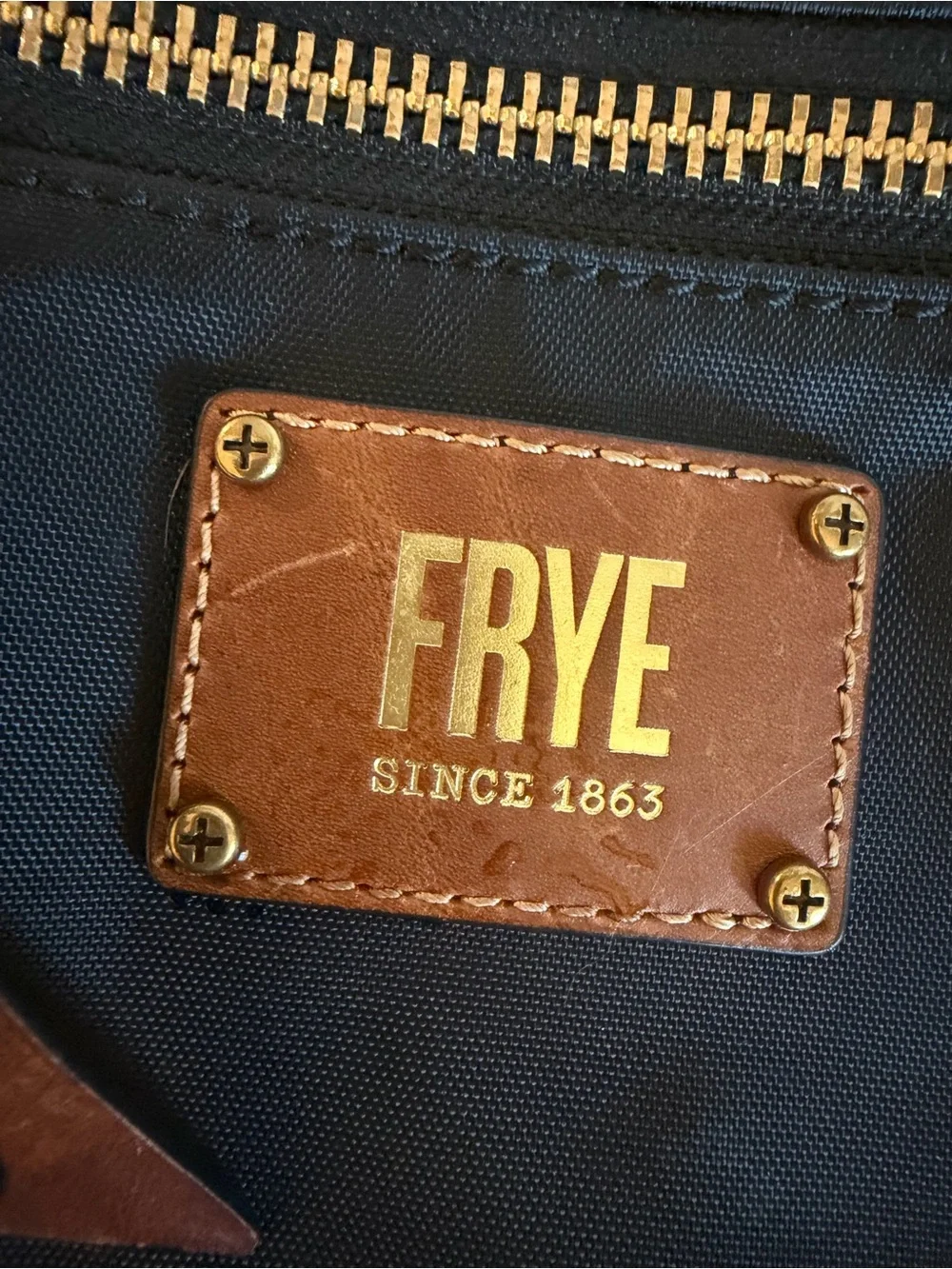 Fry black nylon crossbody
